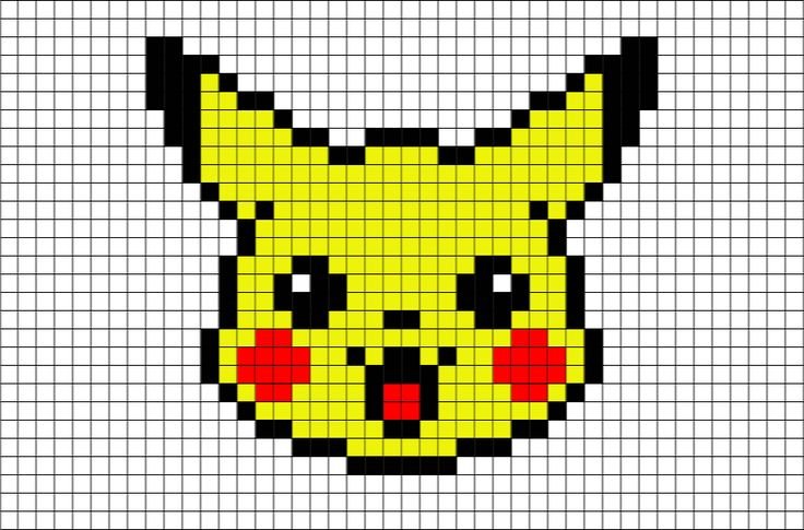 Рисунки по клеточкам легко