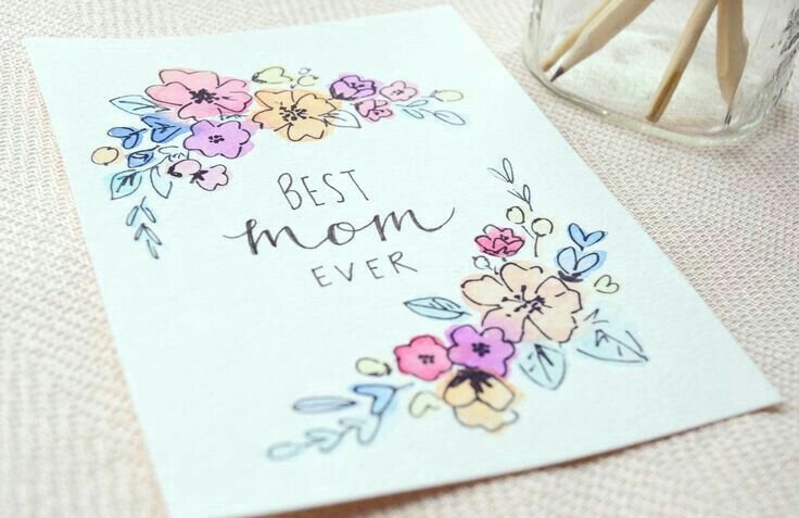 Идеи для открыток на день рождения рисунок