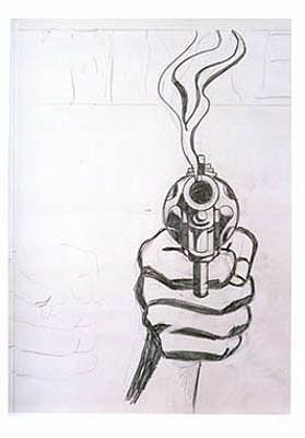 Guy with Gun Sketch