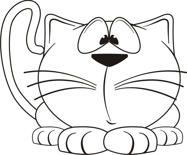 Раскраска кот
