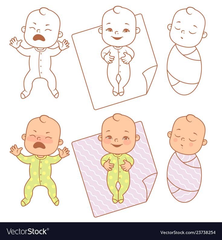 Маленький ребенок рисунок