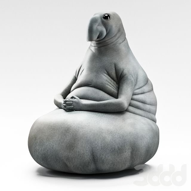 Homunculus Loxodontus скульптура