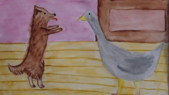 Каштанка рисунок
