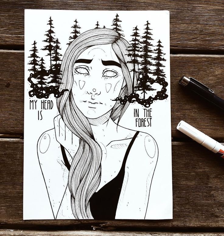 Рисунки для скетчбука сигареты
