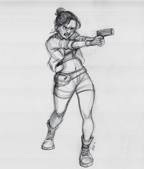 Adrena shot Art