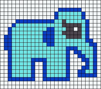 Рисунки по клеточкам маленькие