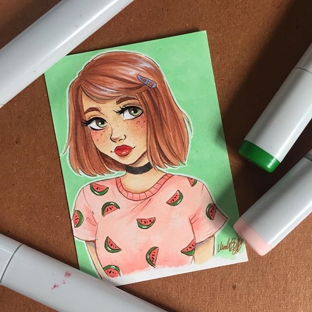 Рисунки для срисовки маркерами