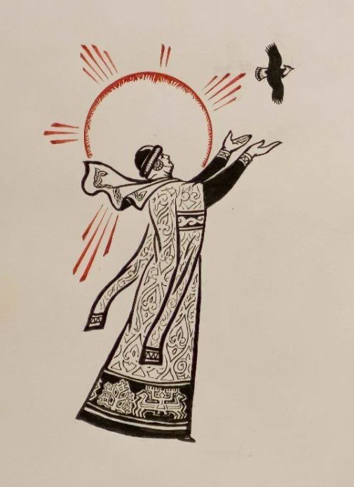 Ярославна рисунок