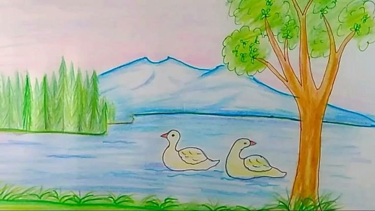 Детские рисунки природы