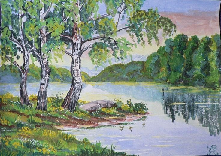 Пейзаж рисунок