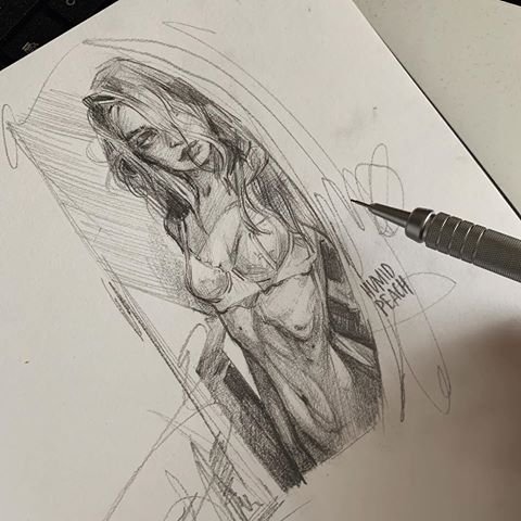 Humid Peach Наброски