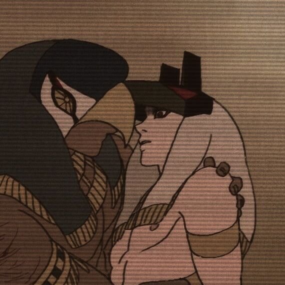 Ennead Seth and Horus