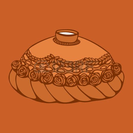 Каравай рисунок