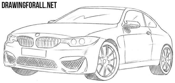 BMW m5 f90 карандашом