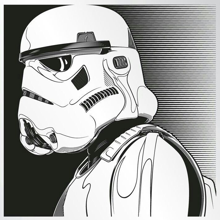 Шлем штурмовика Star Wars арт