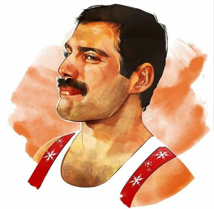 Фредди Меркьюри портрет