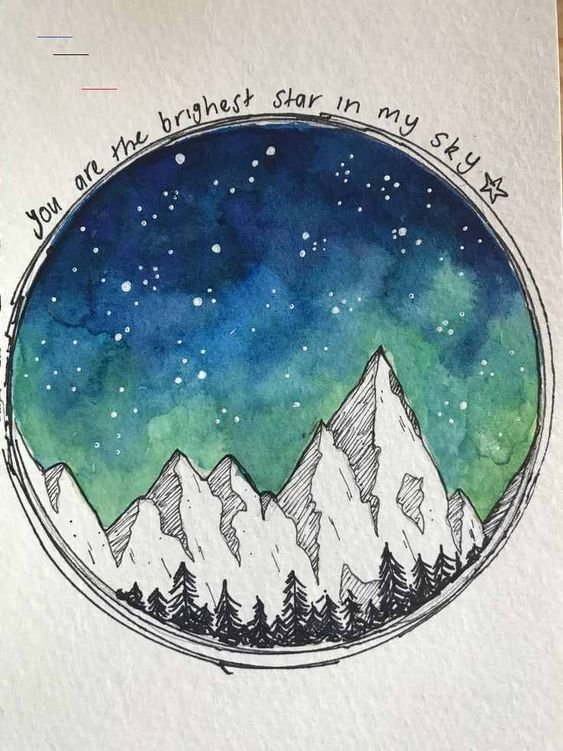Рисунки для скетчбука лёгкие