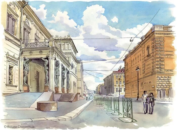 Невский проспект перспектива