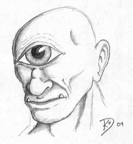 Нарисовать циклопа