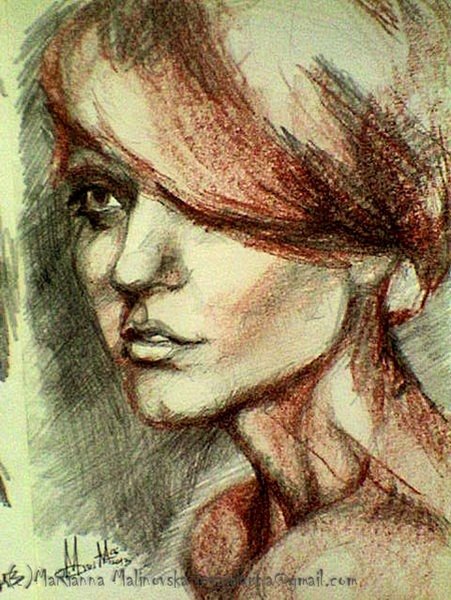 Савинов художник сангина