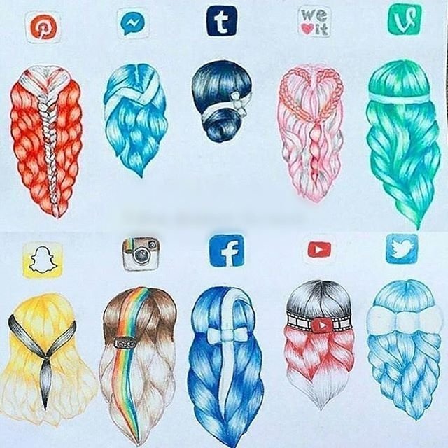 Лёгкие рисунки для срисовк