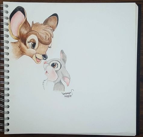 Бэмби рисунок