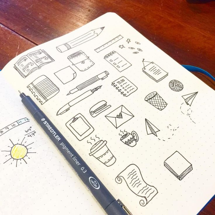 Bullet Journal дудлы