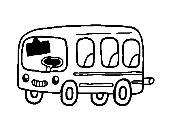 Раскраска автобус