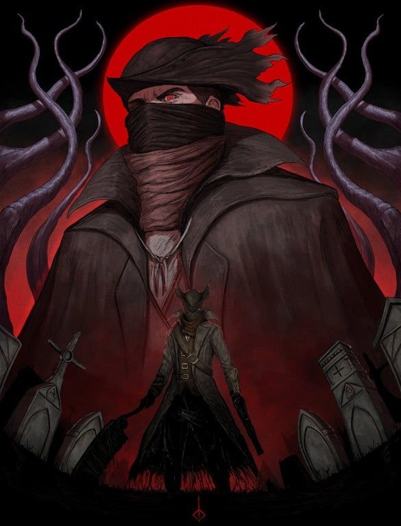 Bloodborne охотник