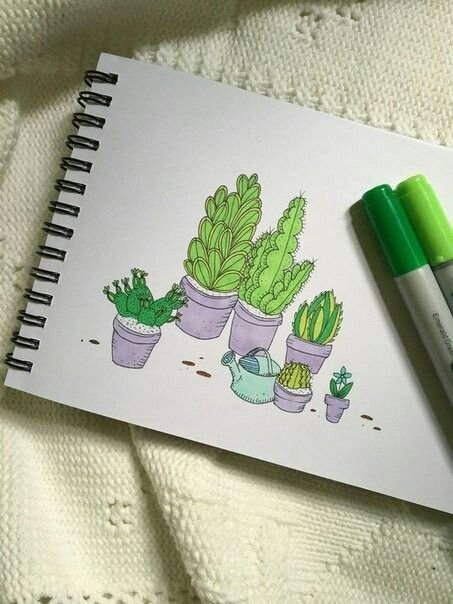 Рисунки фломастерами