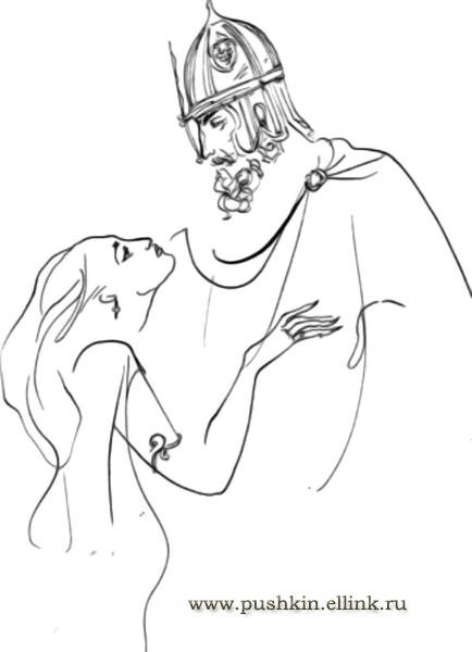 Рисунок к опере Руслан и Людмила