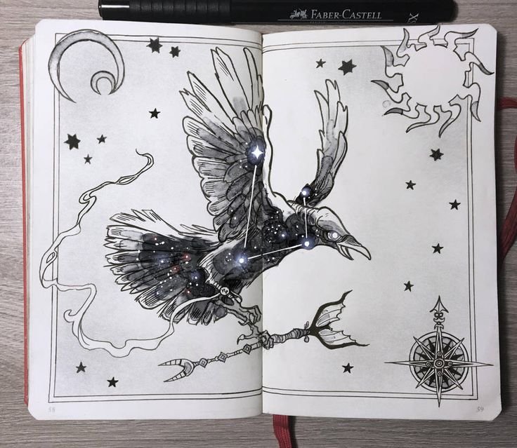 Идеи для рисунков в скетчбуке