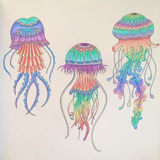 Рисование медузы