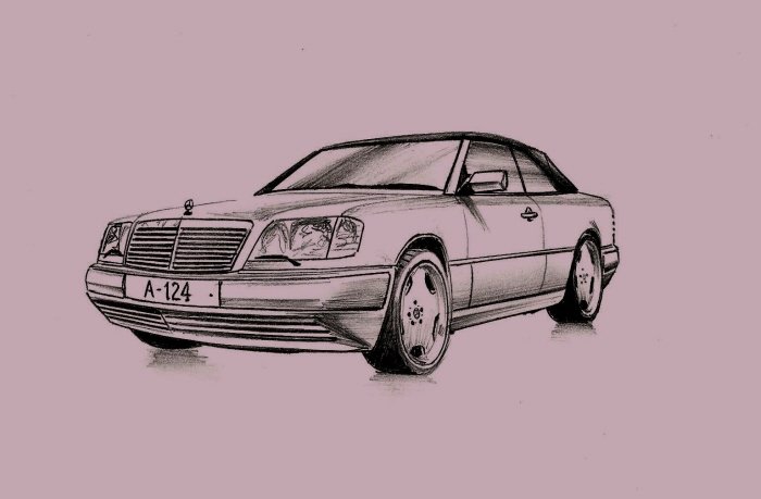 Мерседес w124 вектор