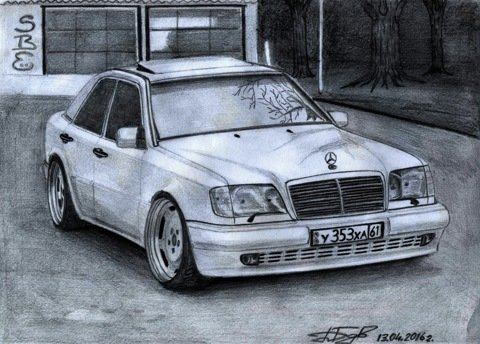 W124 e500 Blueprint