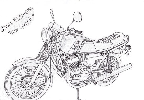 Jawa 638 рисунок