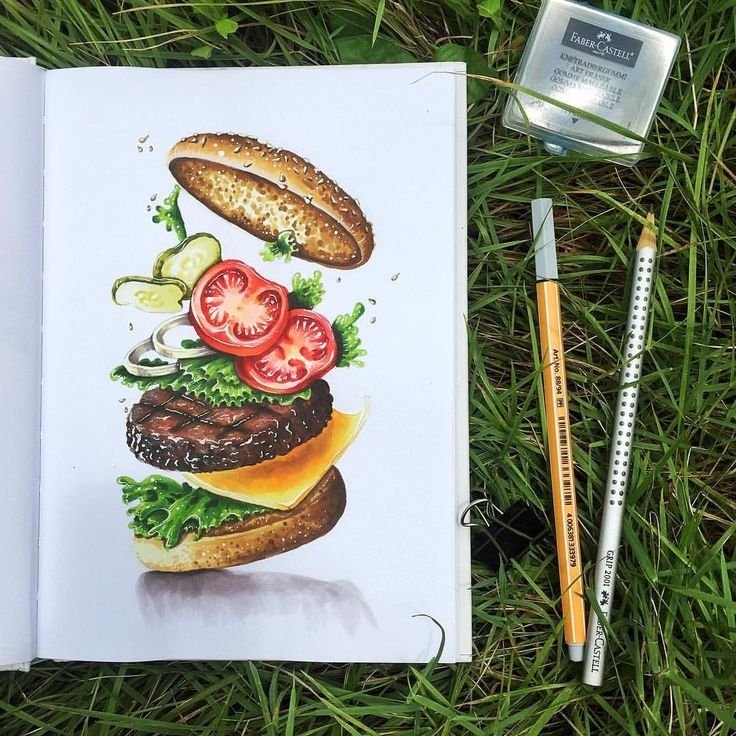 Рисунки еды