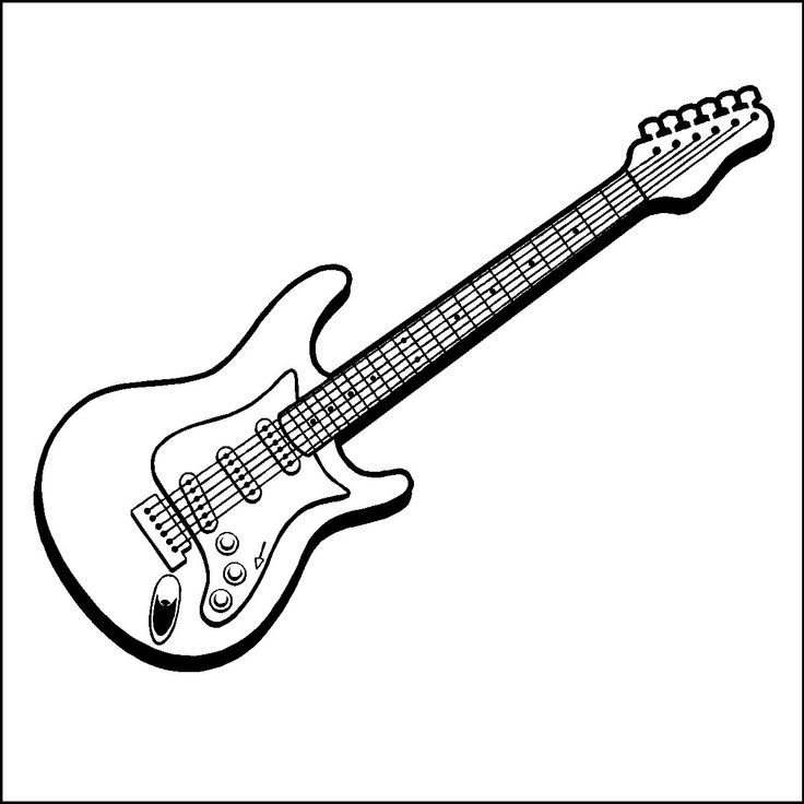 Электрогитара Gibson контур