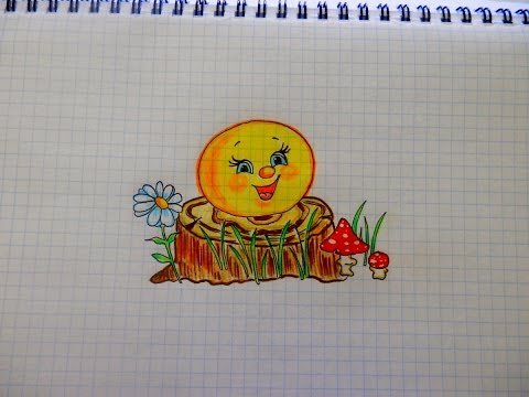 Колобок рисунок
