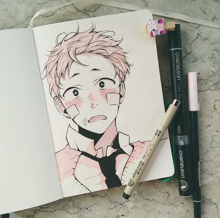 Рисунки в скетчбуке