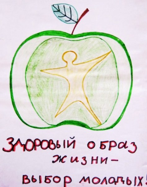 Рисунок на тему здоровый облик жизни