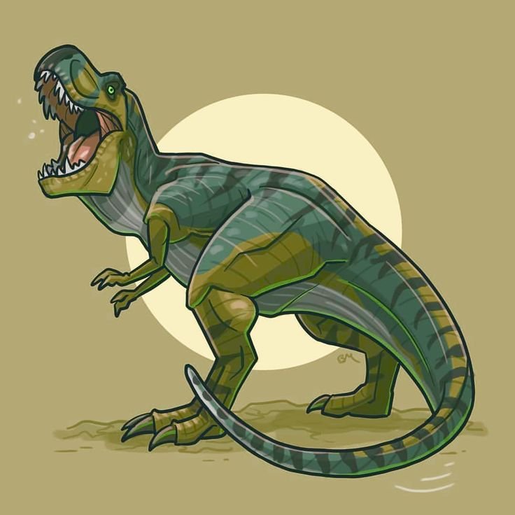 Jurassic World Тираннозавр рекс арт