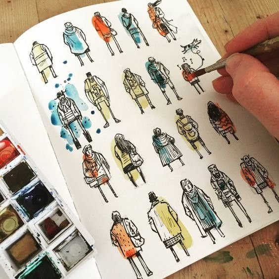 Рисунки для скетчбука