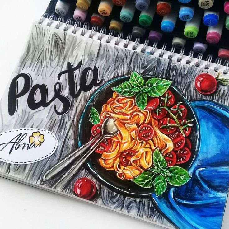 Идеи для рисования маркерами