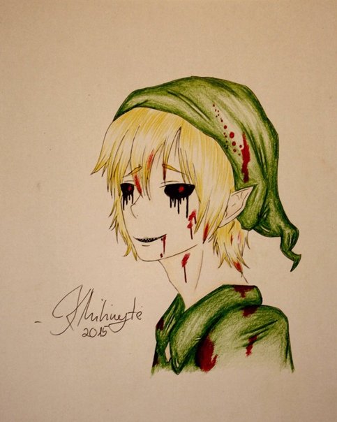 Бен утопленник рисунок