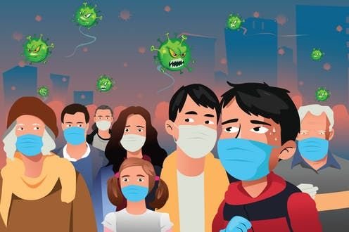 Эпидемия Векторная иллюстрация