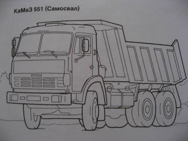 КАМАЗ 55111 самосвал