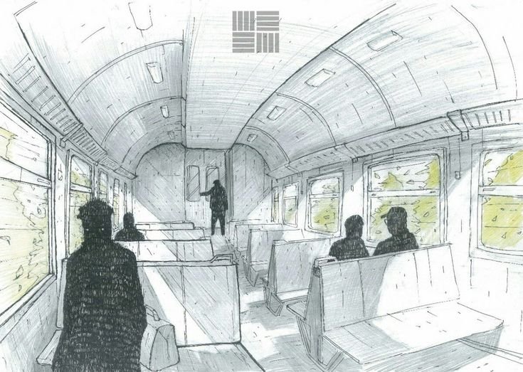 Метро раскраска для детей
