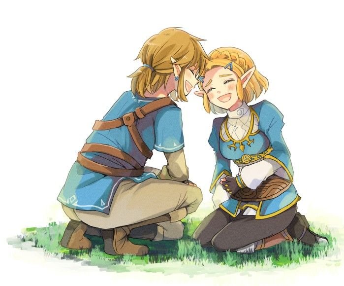 The Legend of Zelda линк и Зельда