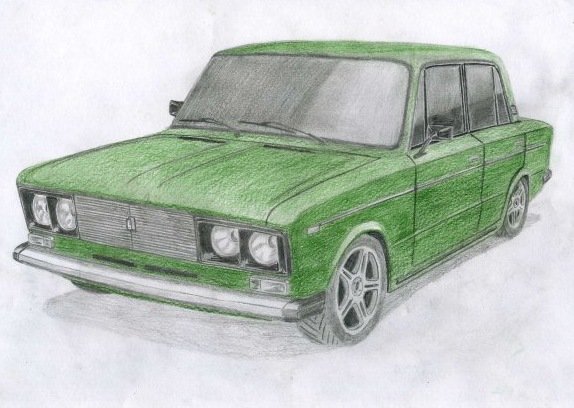 Жигули рисунок